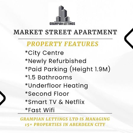 אברדין Market Street Apartments ✪ Grampian Lettings Ltd מראה חיצוני תמונה